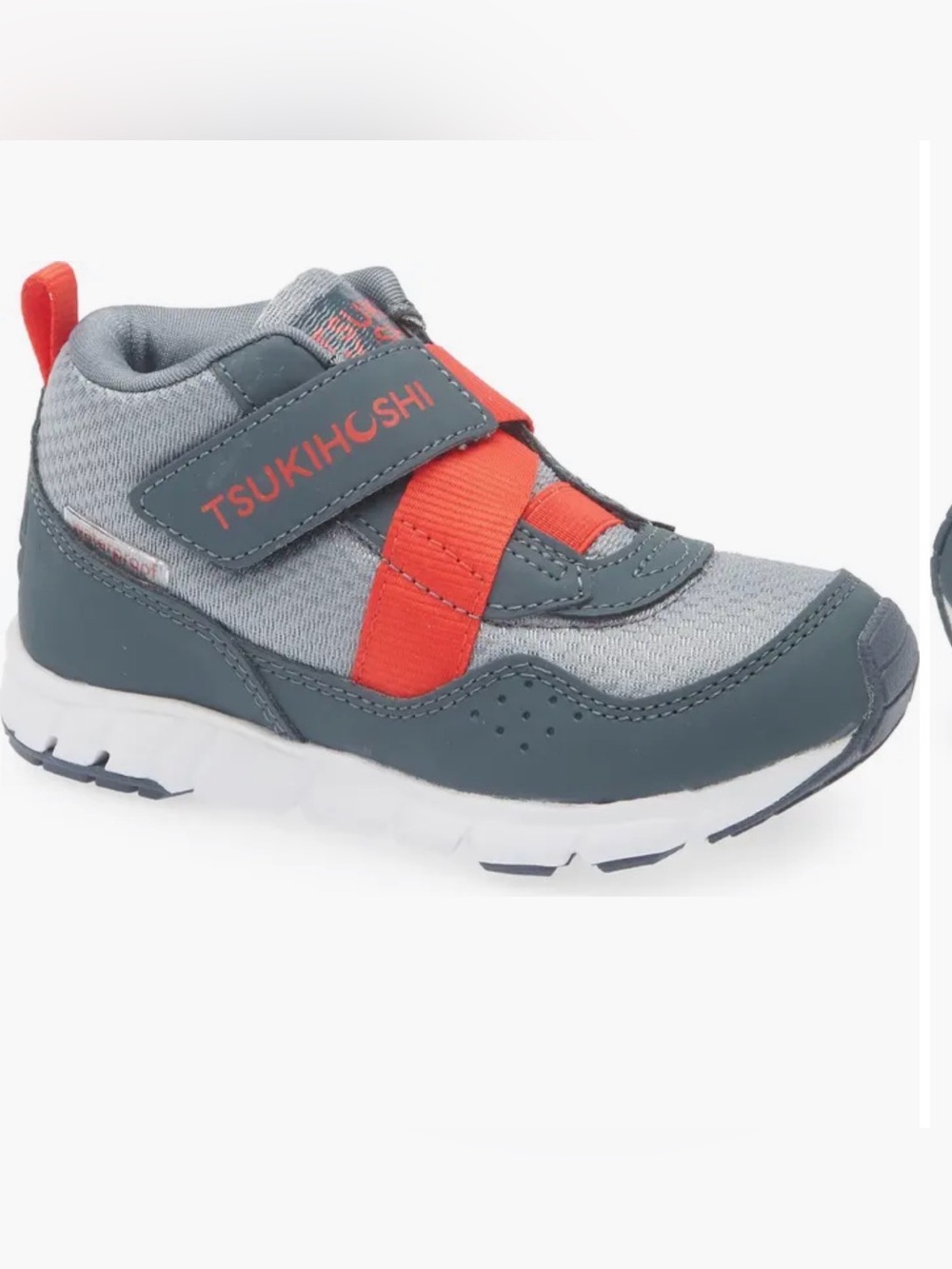 Tsukihoshi Kids' Tokyo Waterproof Sneaker Slate/ Red 12.5